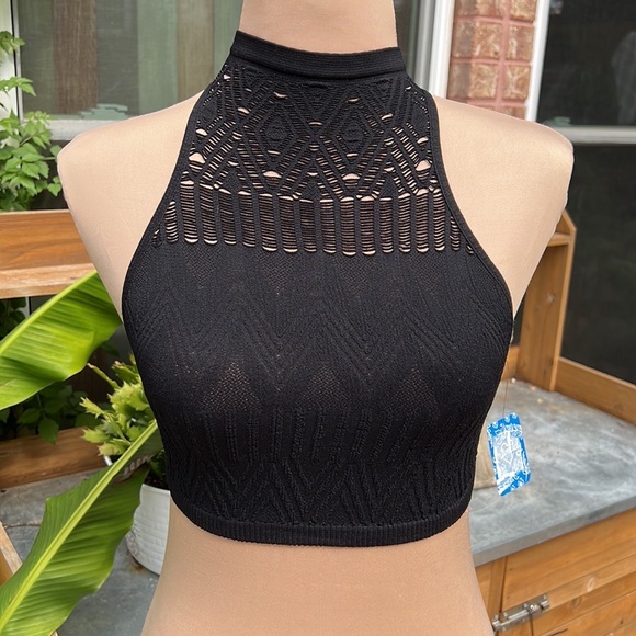 NWT Fee People So Bright Brami Bralette Black Size Xs/S - Picture 4 of 12